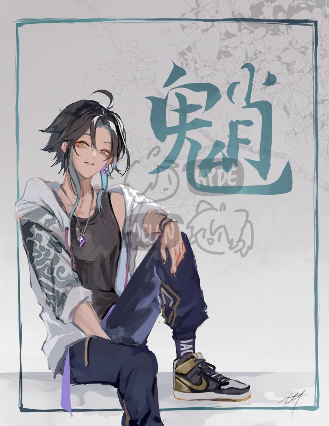 Xiao (Genshin Impact) 8.5"x11" Poster Print