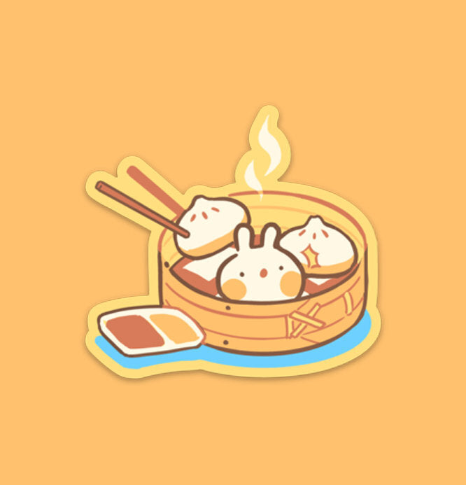 Steamed Bun - High Quality Vinyl Sticker