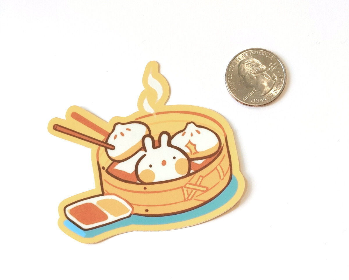 Steamed Bun - High Quality Vinyl Sticker
