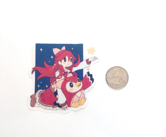Celeste Falling Star (Animal Crossing) - Transparent Vinyl Sticker