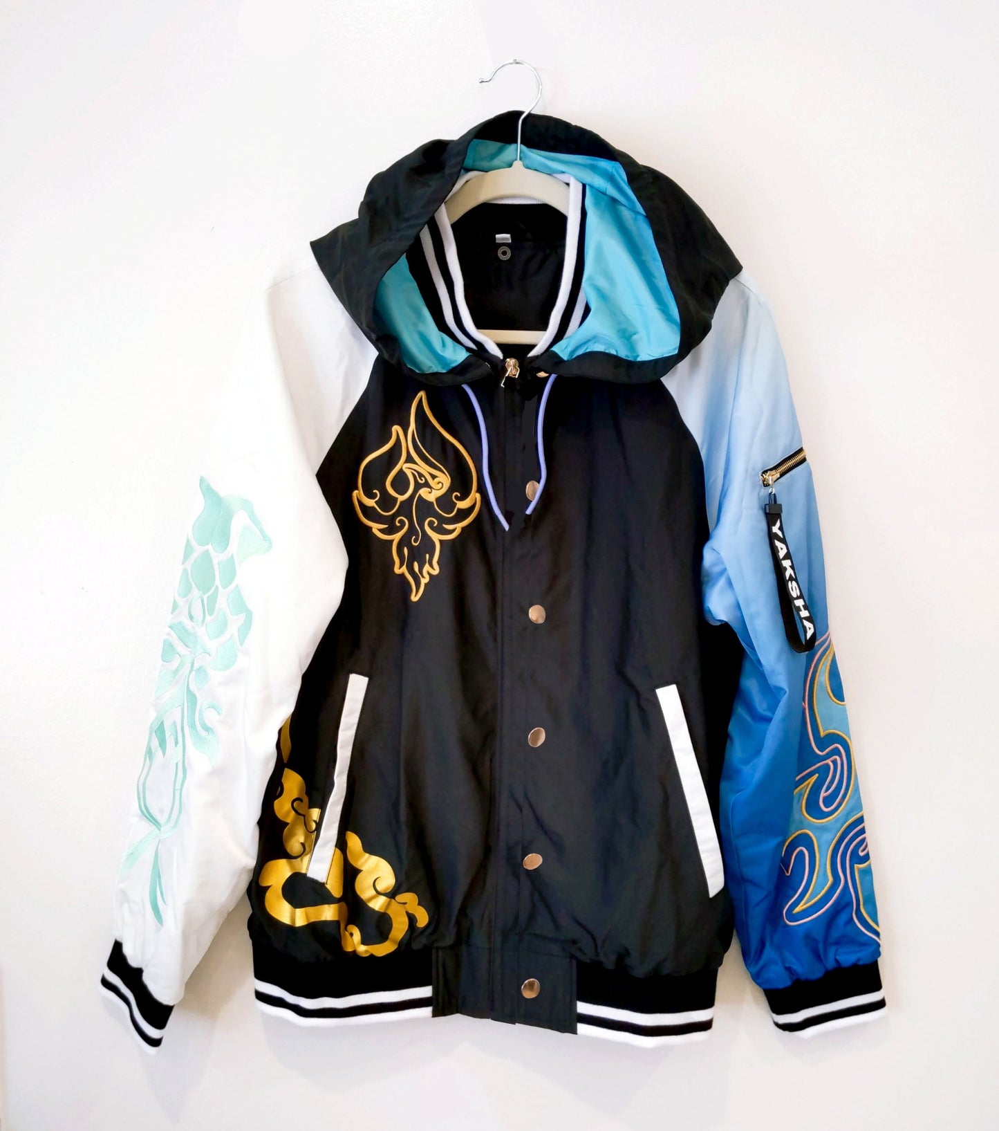 Xiao Yaksha Sukajan Bomber Jacket (Black)