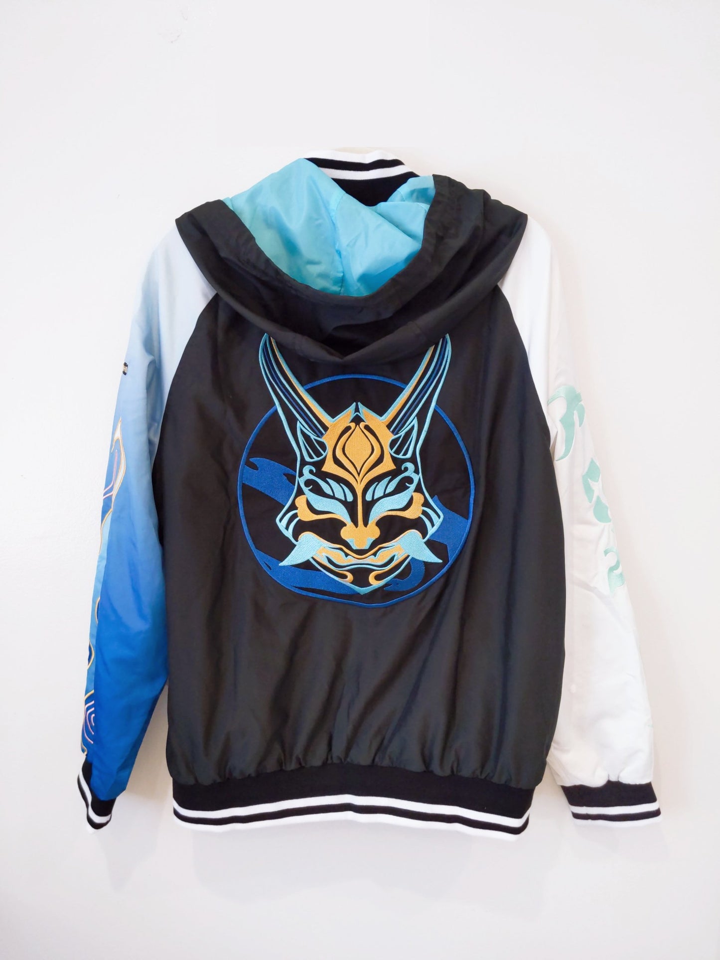 Xiao Yaksha Sukajan Bomber Jacket (Black)