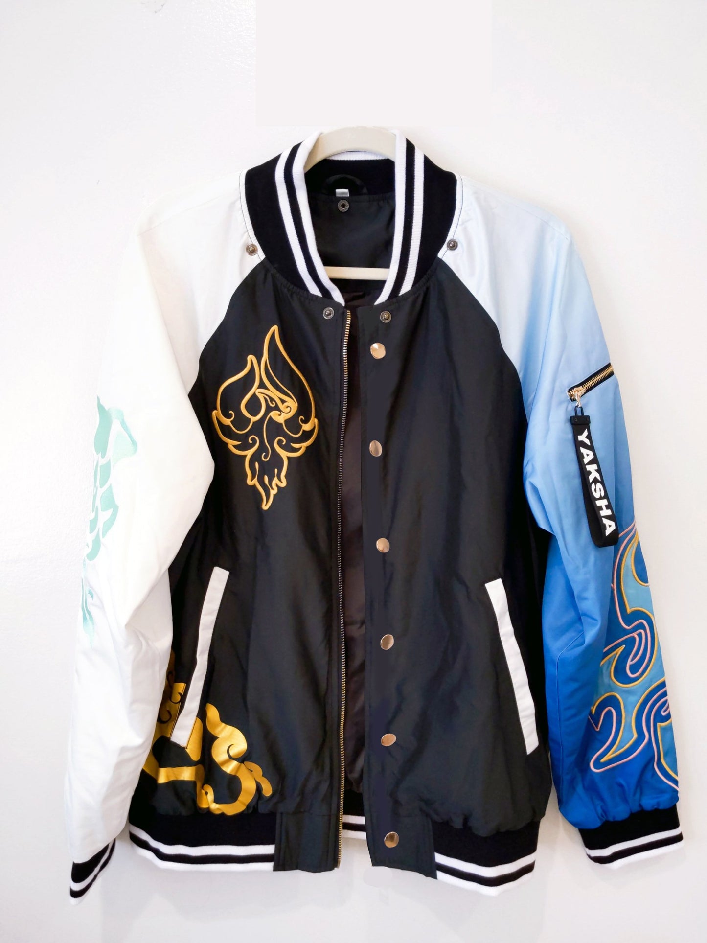 Xiao Yaksha Sukajan Bomber Jacket (Black)