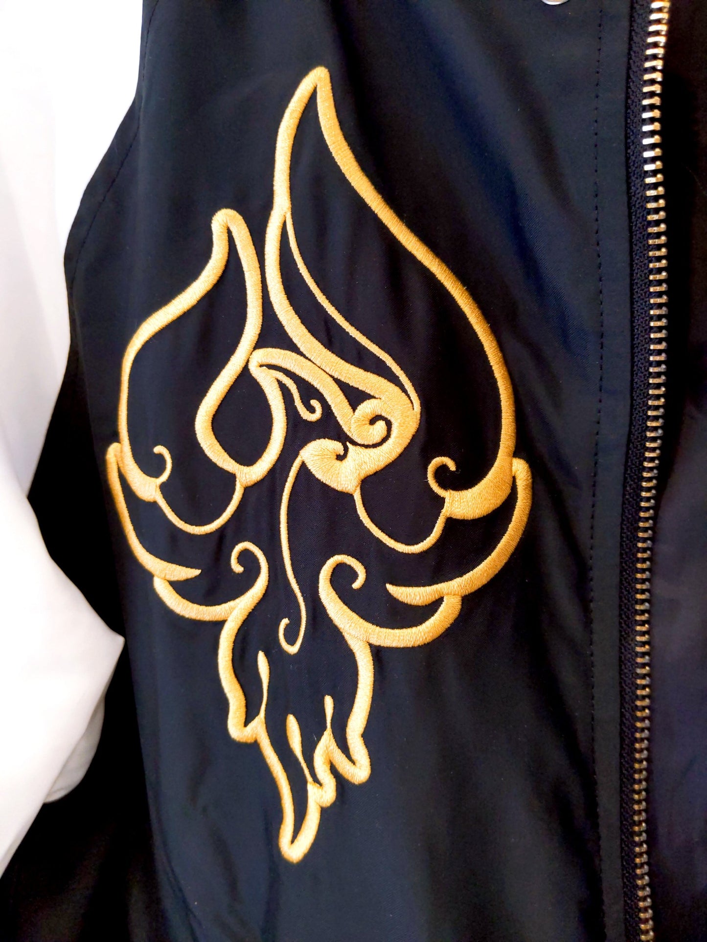 Xiao Yaksha Sukajan Bomber Jacket (Black)