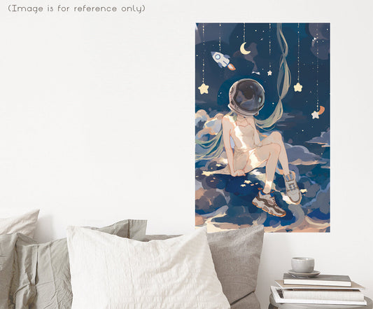 Astronaut Miku (Original) 11"x17" Poster Print