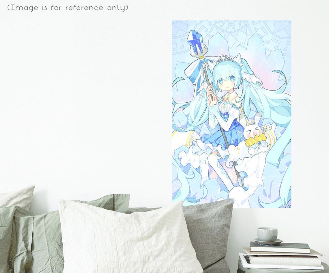 Snow Miku (Vocaloid) 11"x17" Poster Print