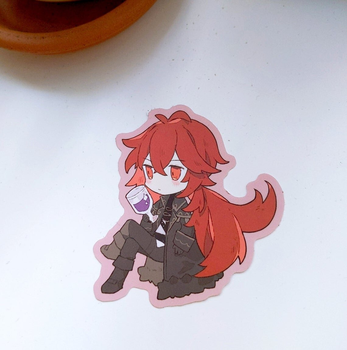 Diluc (Genshin Impact) - High Quality Vinyl Sticker