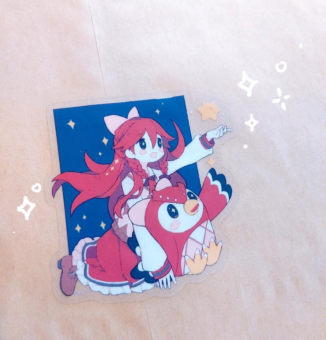 Celeste Falling Star (Animal Crossing) - Transparent High Quality Vinyl Sticker