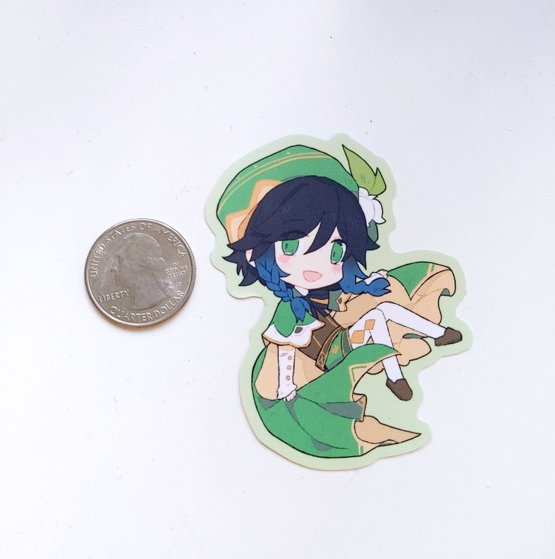Venti (Genshin Impact) - High Quality Vinyl Sticker