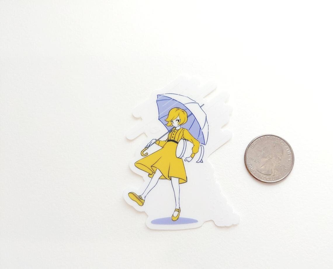 Salt-chan - Transparent High Quality Vinyl Sticker