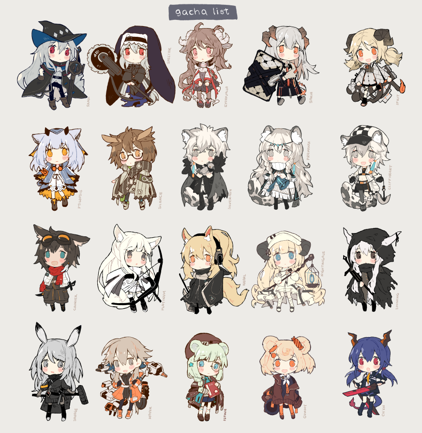 Arknights Gacha Stickers Vol 1 (Random)