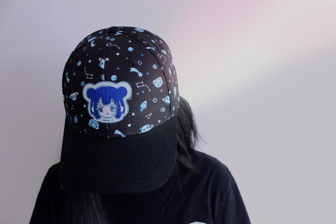 Space Panda Snapback Cap