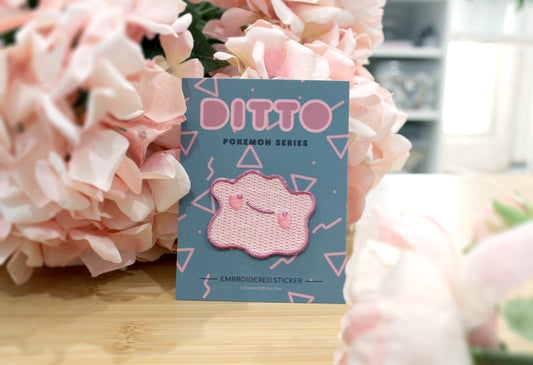 Ditto - 2in Embroidered Sticker Patch