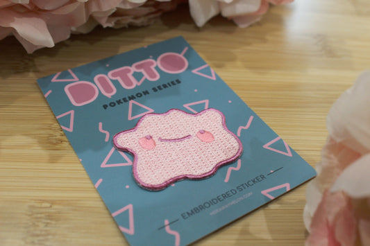 Ditto - 2in Embroidered Sticker Patch