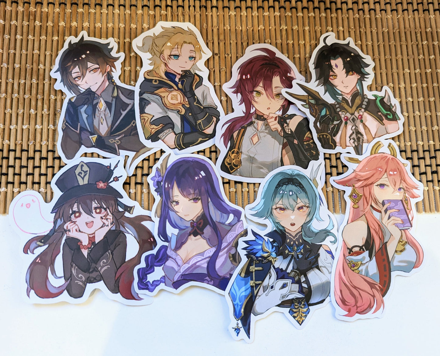Genshin Impact Gacha - Vinyl Stickers