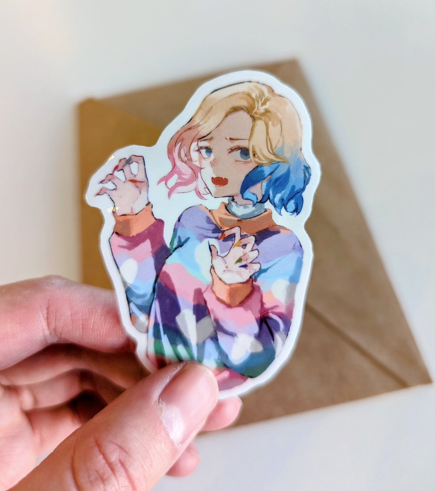 Enid Sinclair - "Wednesday" Transparent Vinyl Sticker