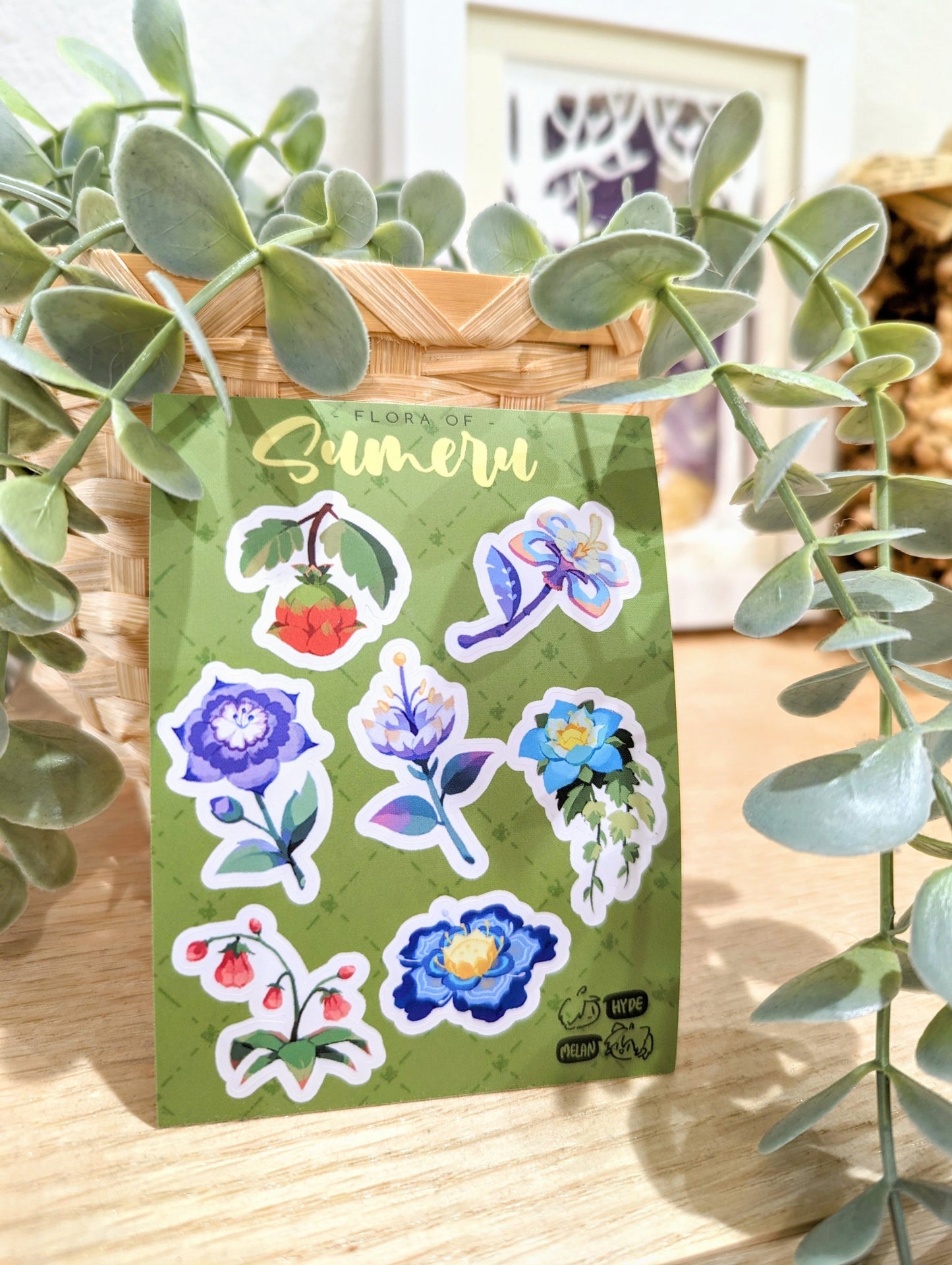 Flora of Sumeru (Genshin Impact) 3x4" Kiss Cut Sticker Sheet