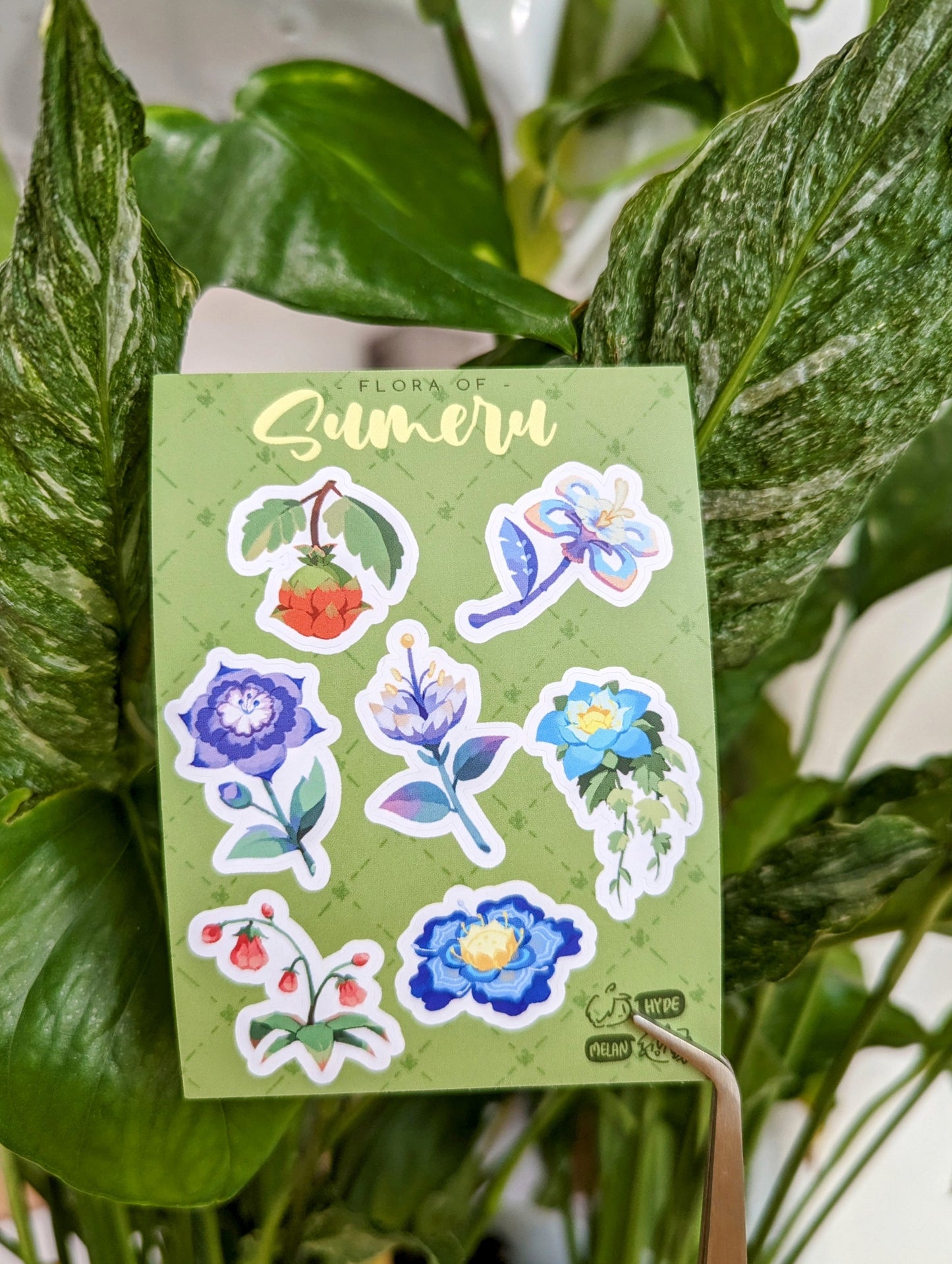 Flora of Sumeru (Genshin Impact) 3x4" Kiss Cut Sticker Sheet