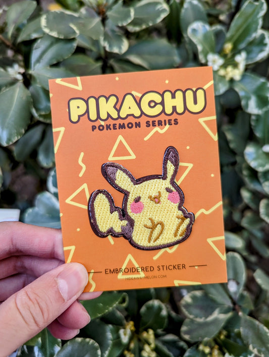 Pika Patch - Pikachu 2in Embroidered Sticker Patch