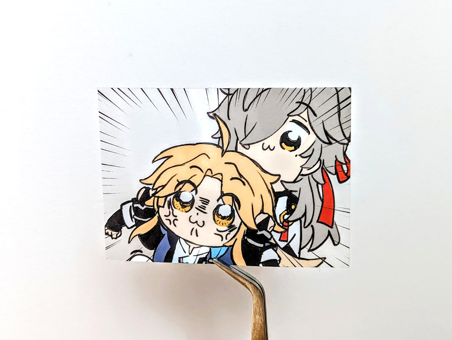 Jingyuan and Yanqing - "Honkai Star Rail" Transparent Vinyl Sticker