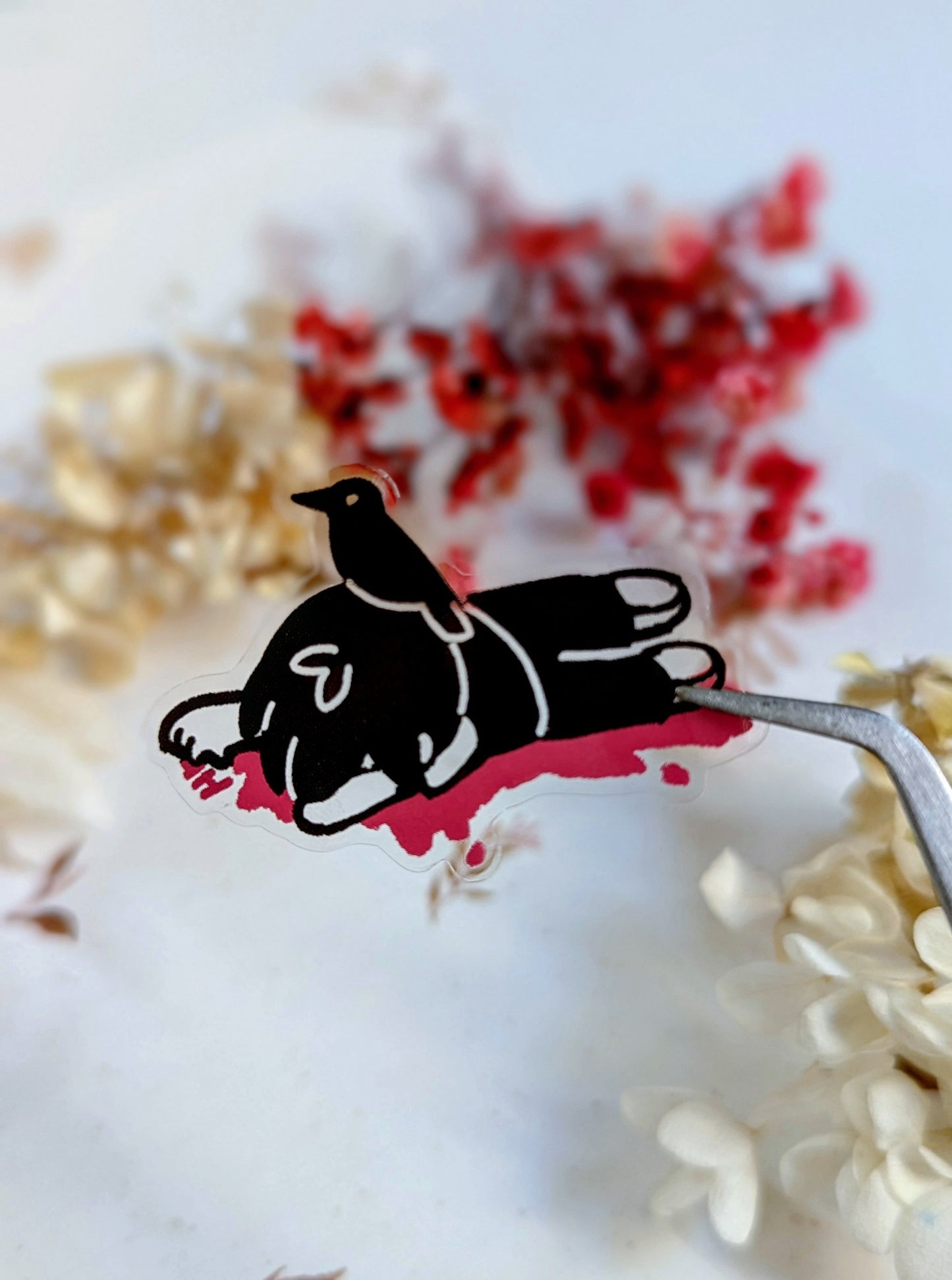 Black Wings Comic - Mini Transparent Kiss Cut Sticker Sheet