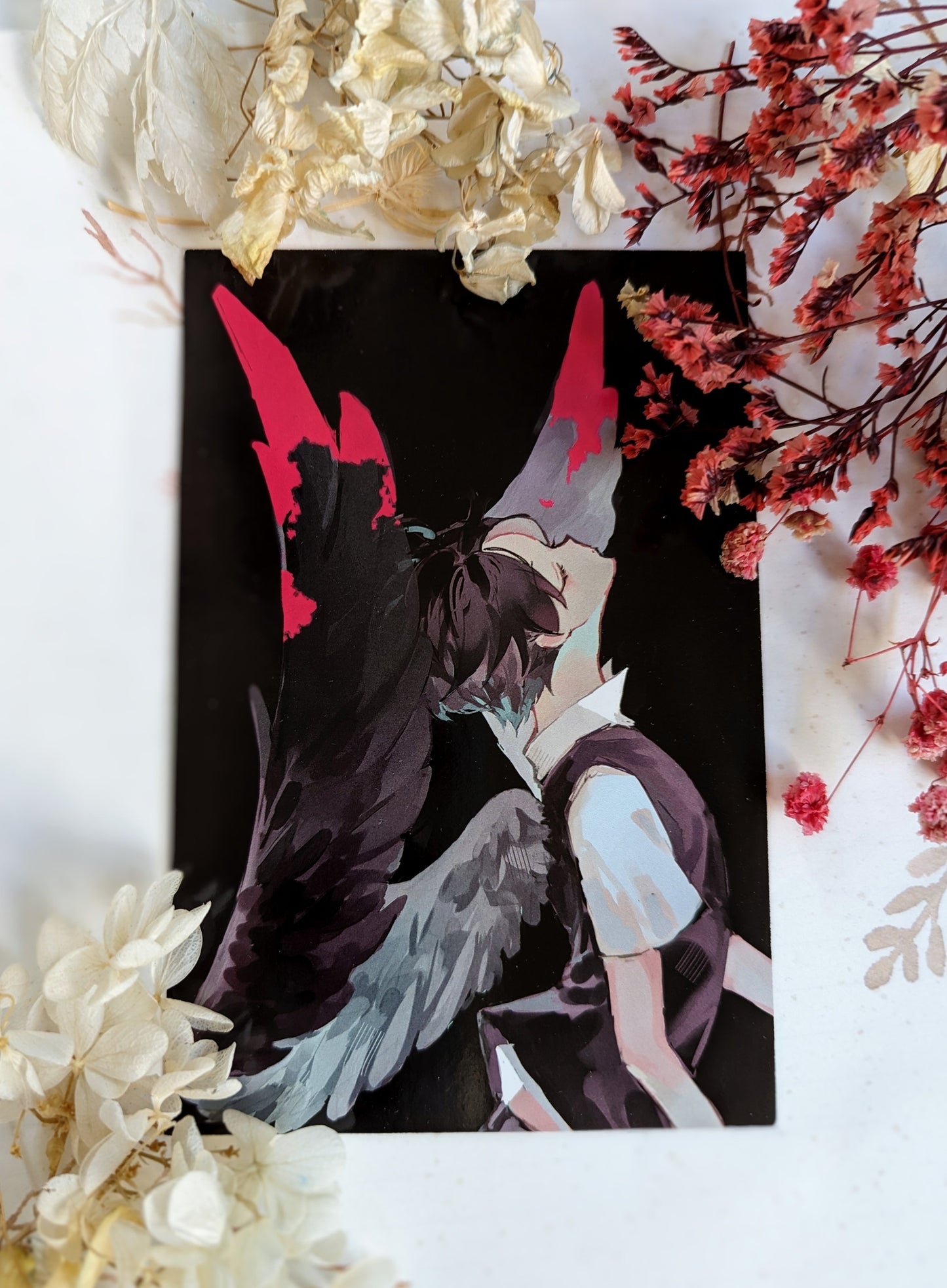 Black Wings 4x6 Glossy Mini Print