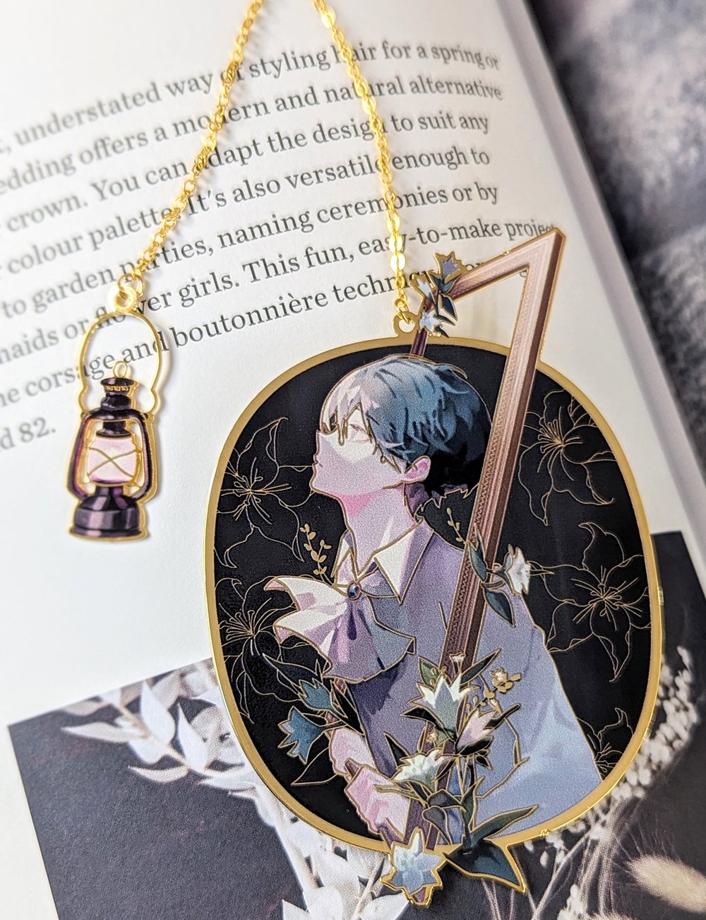PREORDER Elegy (Original Character) Gold Plated Metal Bookmark