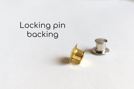 Deluxe Locking Pin Back/Clutch Upgrade (for Enamel Pins)