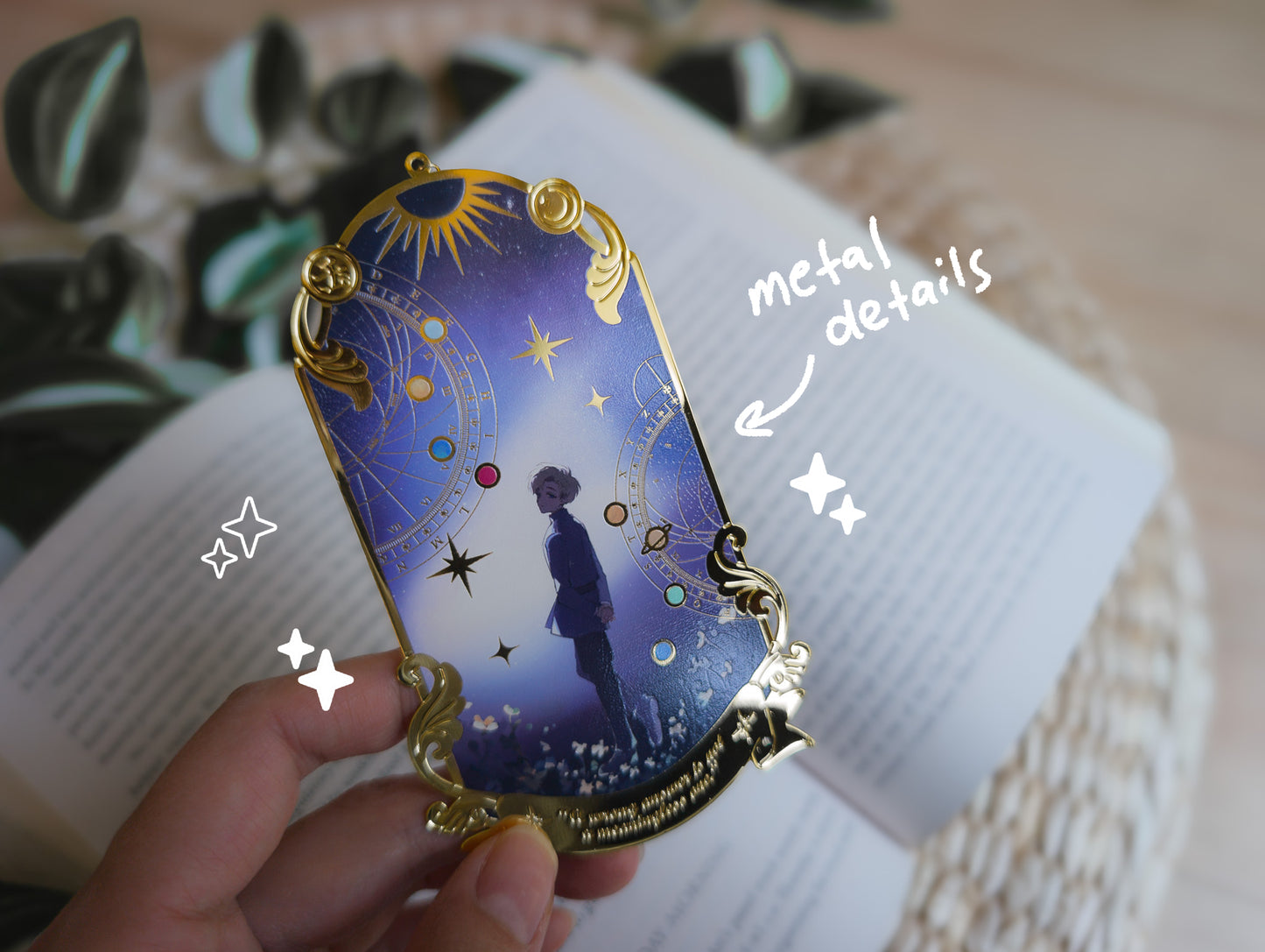 Orb: On the Movements of the Earth Gold Plated Metal Bookmark
