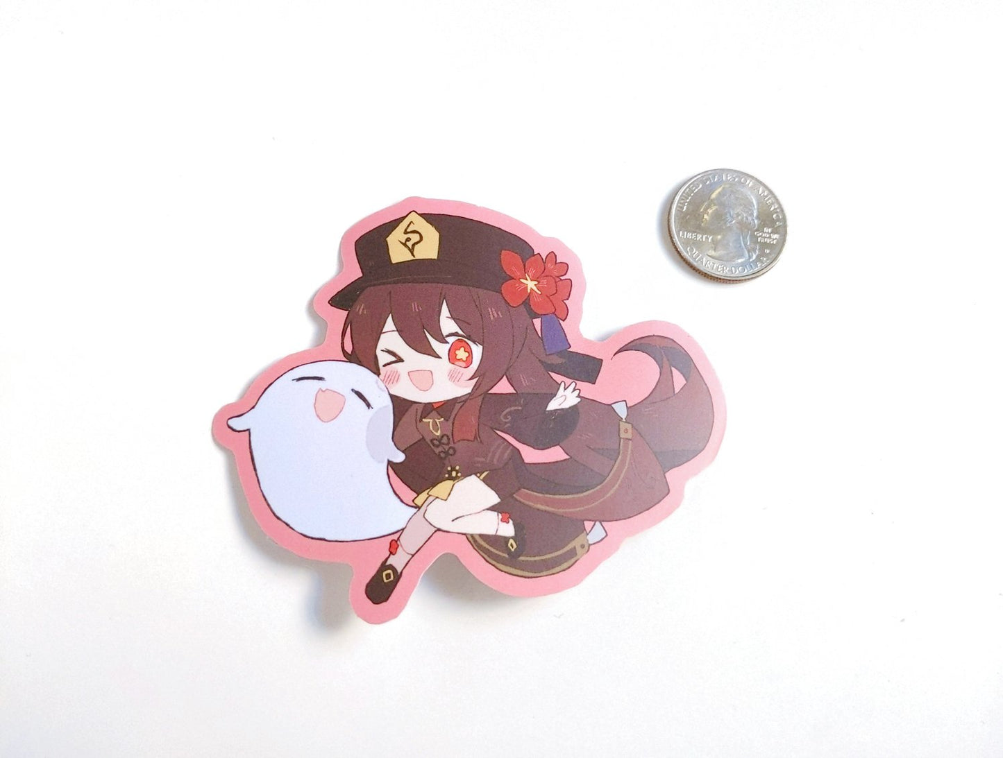 Hu Tao (Genshin Impact) - High Quality Vinyl Sticker