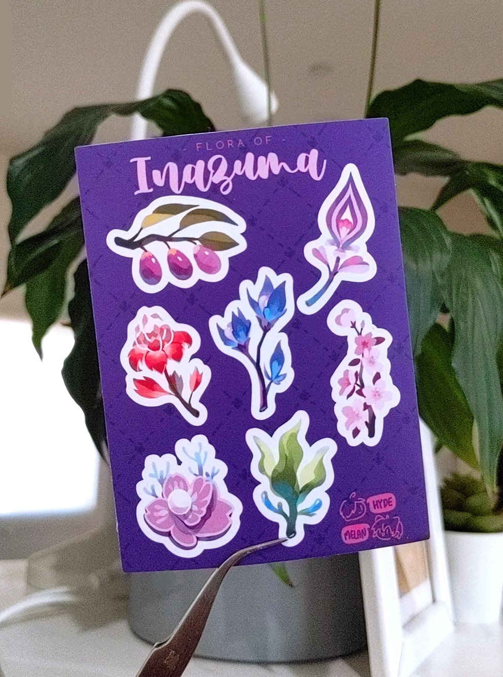 Flora of Inazuma (Genshin Impact) 3x4" Kiss Cut Sticker Sheet