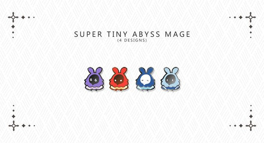 Genshin Party Chibi Abyss Mages - Hard Enamel Pins