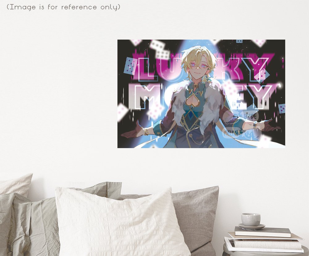 Aventurine "Lucky Money" (Honkai Star Rail) 17"x11" Poster Print