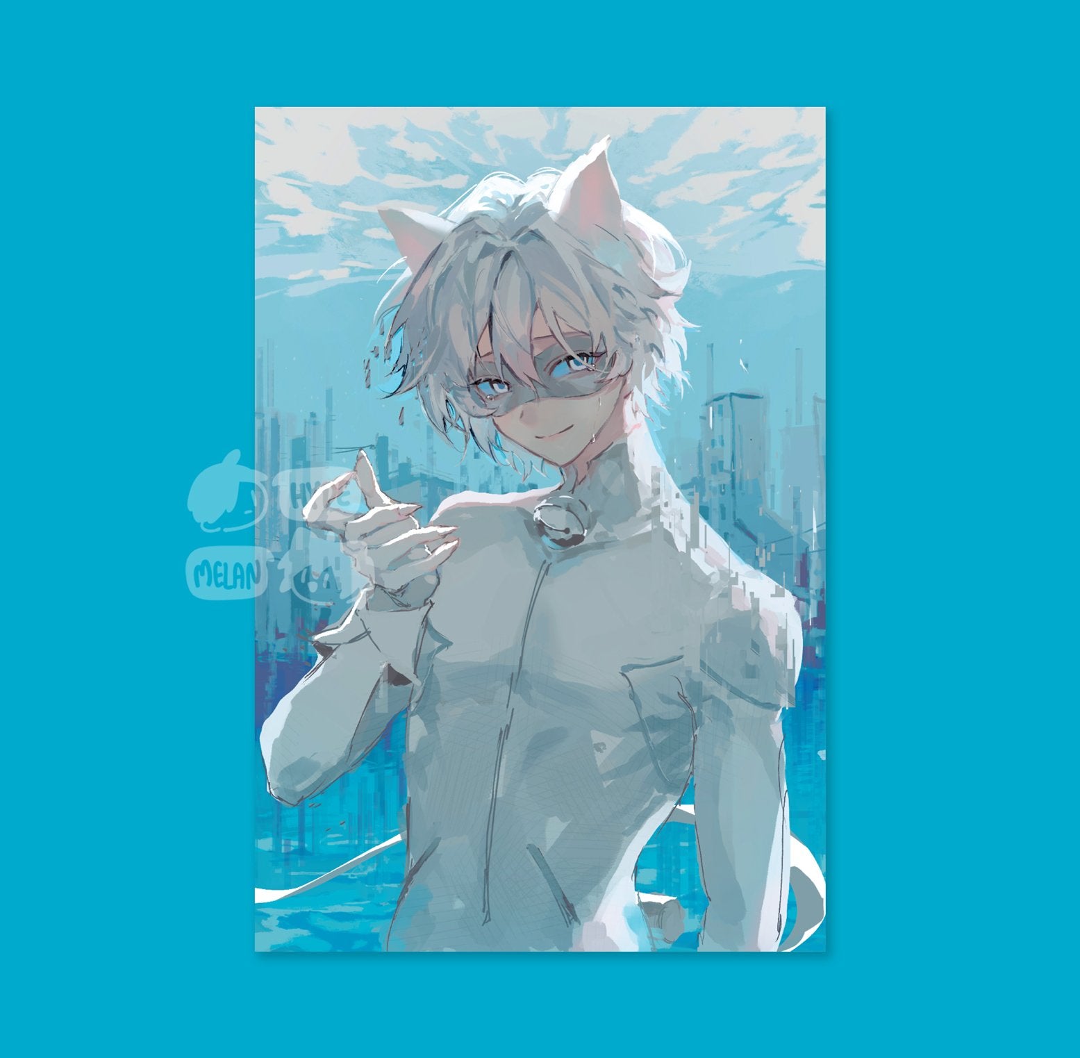 Chat Blanc / Cat Blanc (Miraculous Ladybug) 4x6 Mini Print