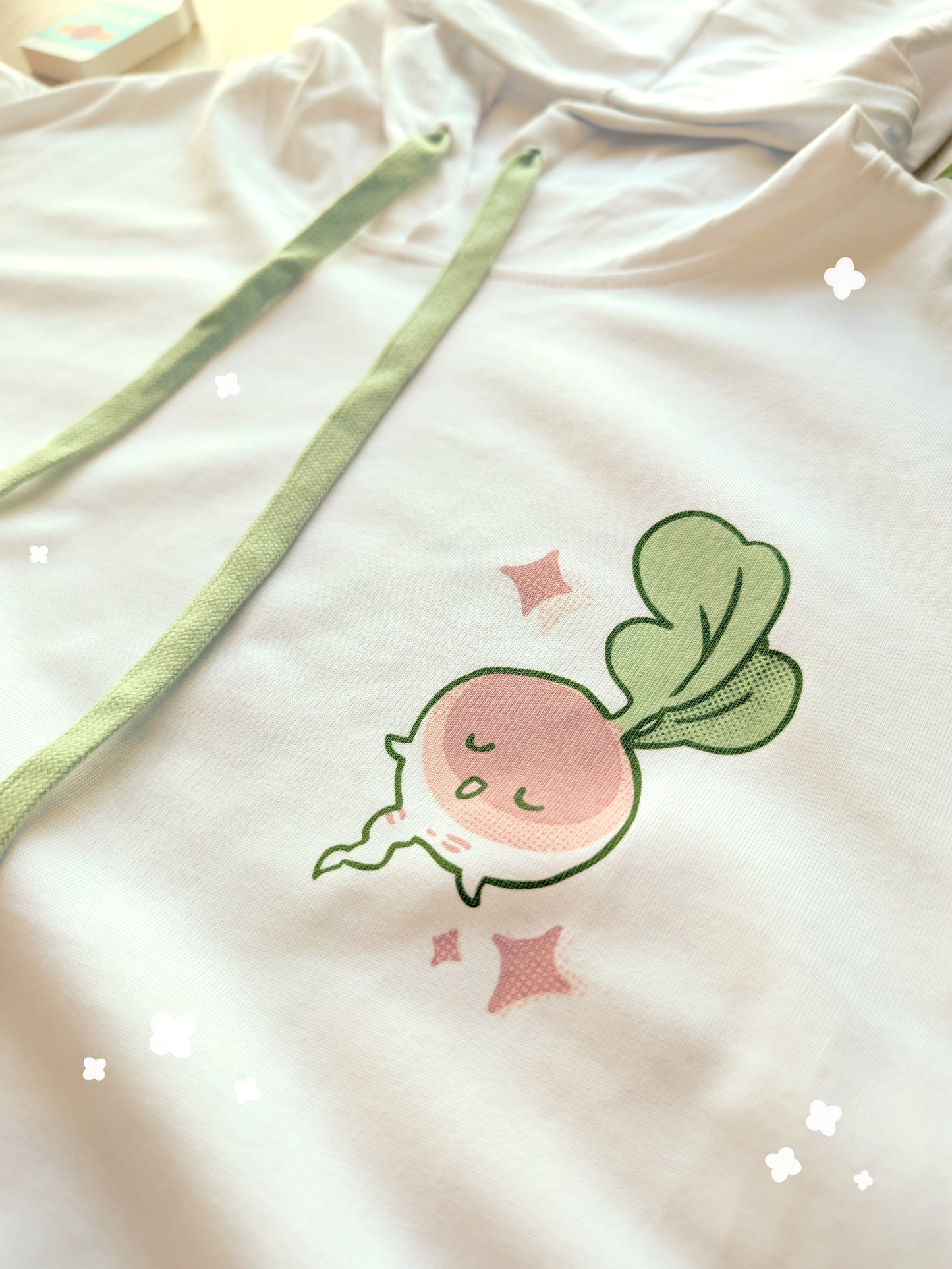 LIMITED EDITION I Love Radish - Short Sleeve Hoodie Tee