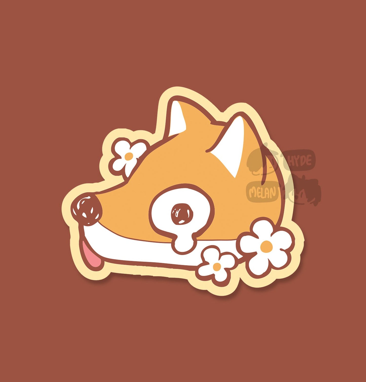 Sad Doge Vinyl Sticker