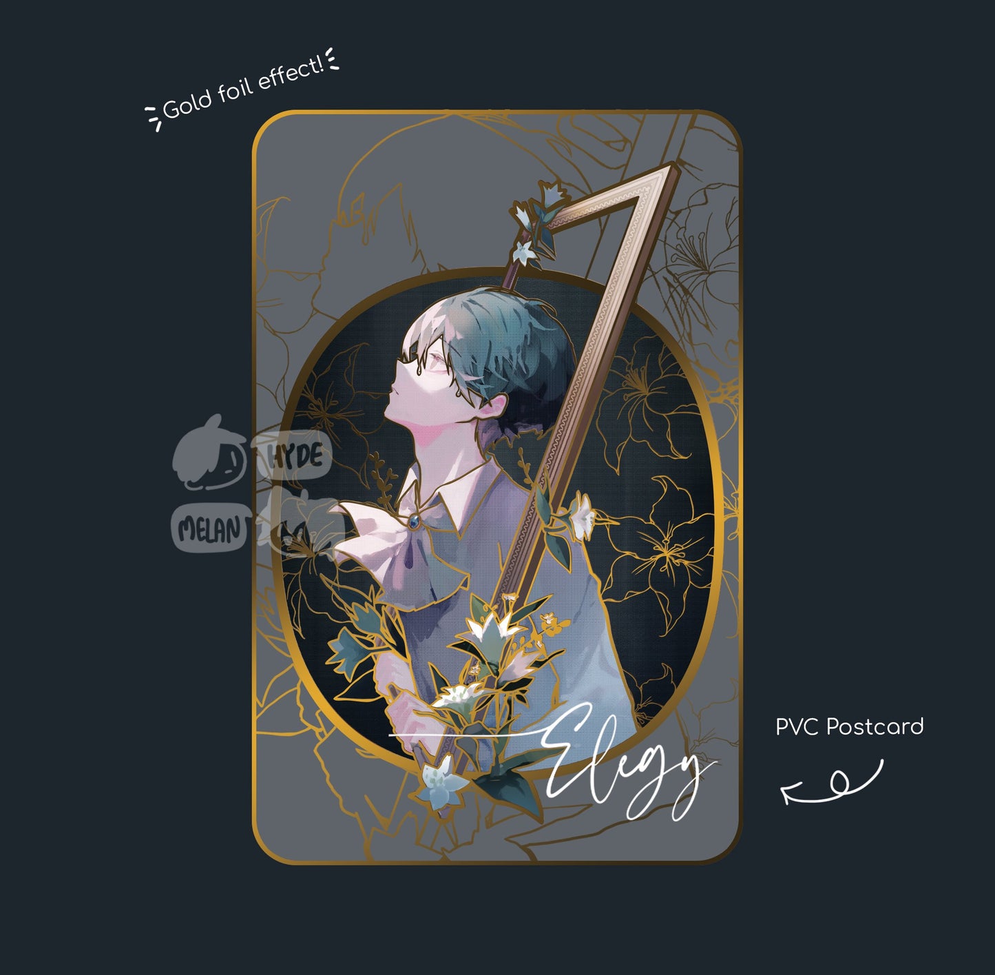 Elegy (Original Character) 4x6" Foil PVC Mini Print SECONDS
