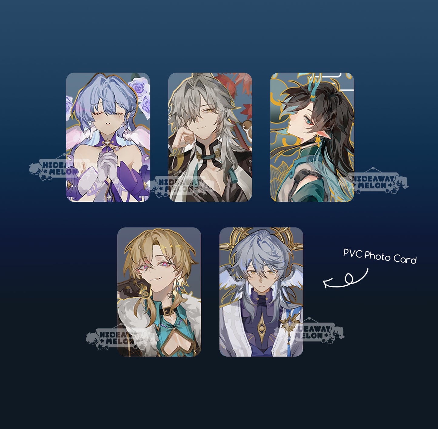 Honkai Star Rail PVC Transparent Photo Cards