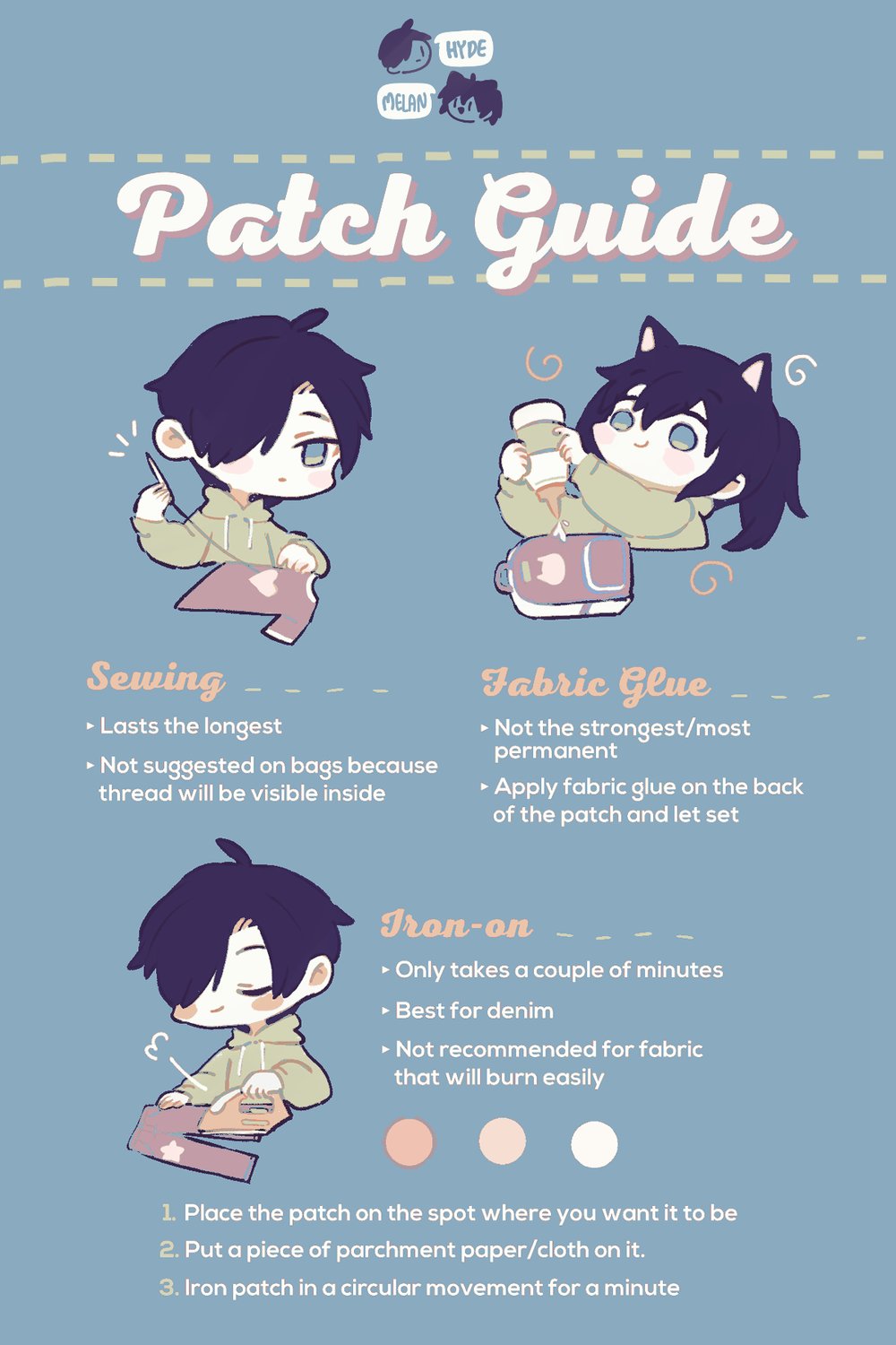 Winter Fox - Large Embroidered Patch