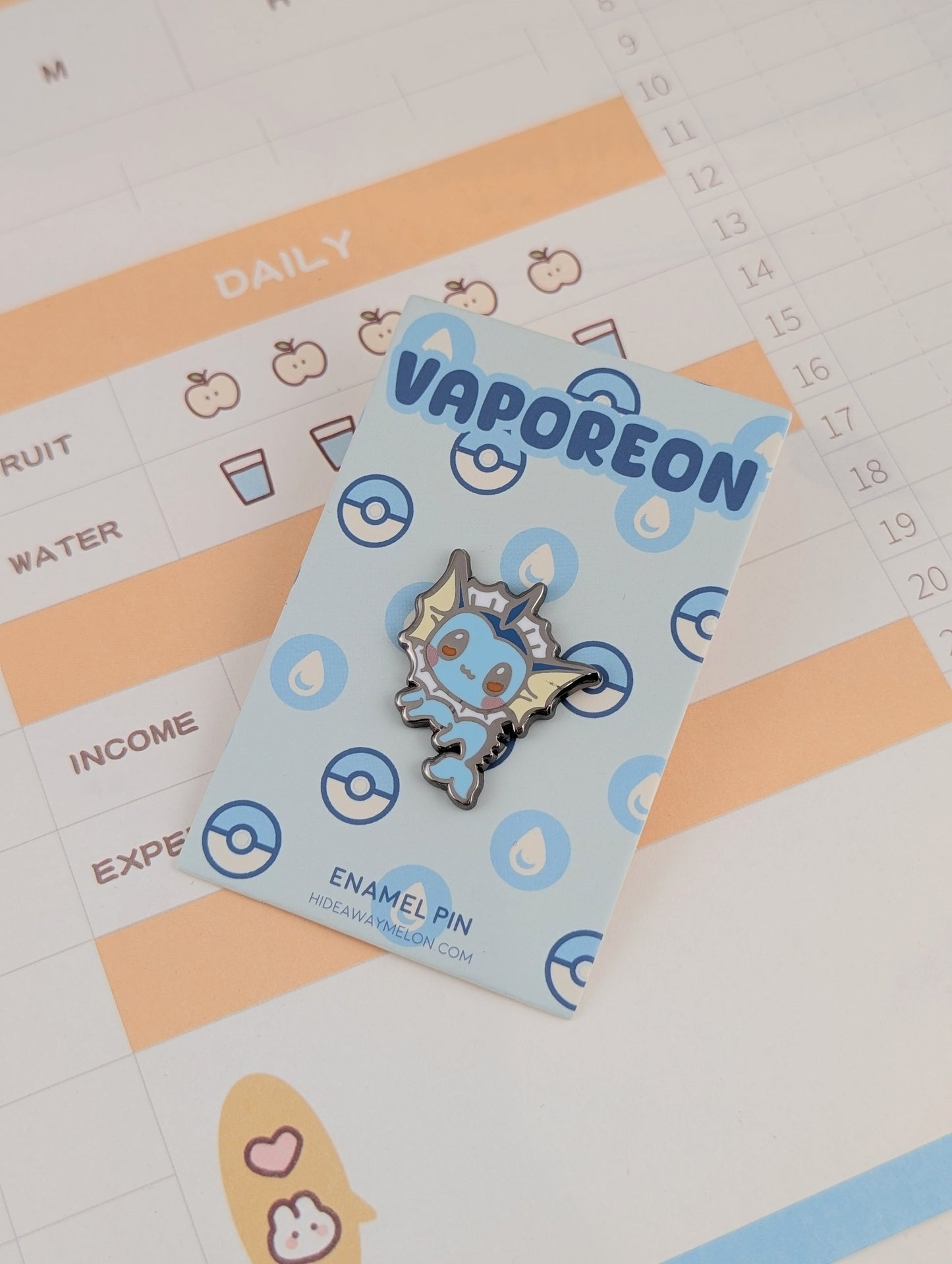 Eeveelutions (Pokemon) Hard Enamel Pins with optional Acrylic Display
