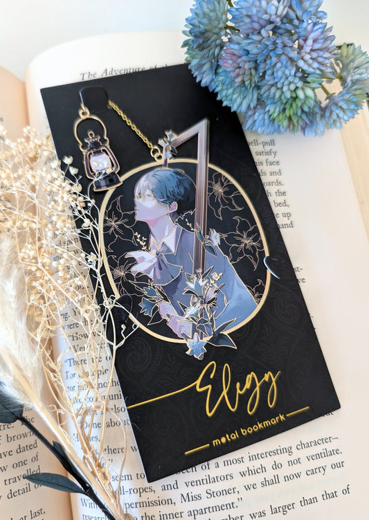 Elegy (Original Character) Gold Plated Metal Bookmark