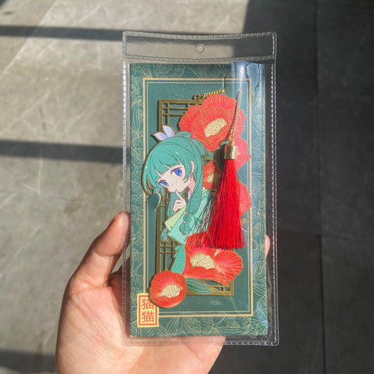 PREORDER Apothecary Diaries Maomao Gold Plated Metal Bookmarks