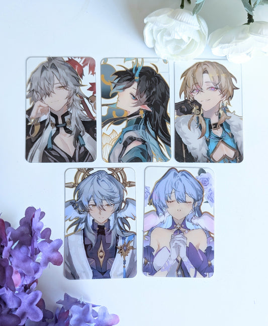 Honkai Star Rail PVC Transparent Photo Cards