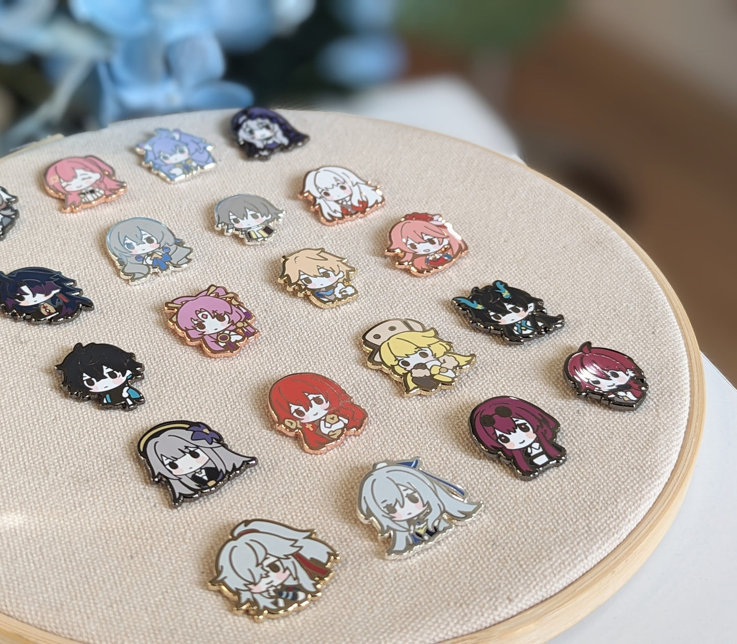 GACHA Honkai Star Rail Chibis - Hard Enamel Pins (SET A)