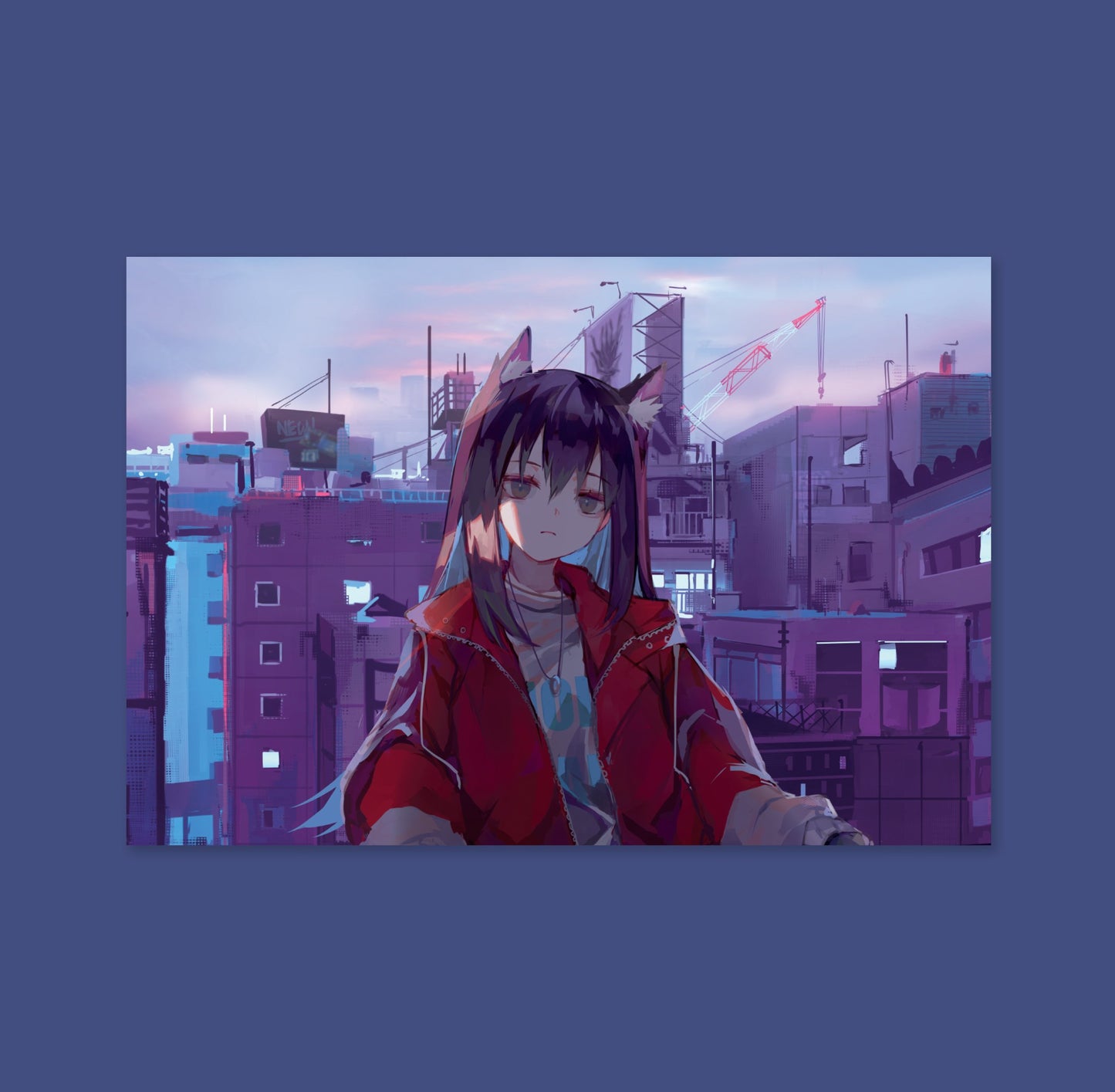 Cityscape Texas (Arknights) 4x6 Mini Print