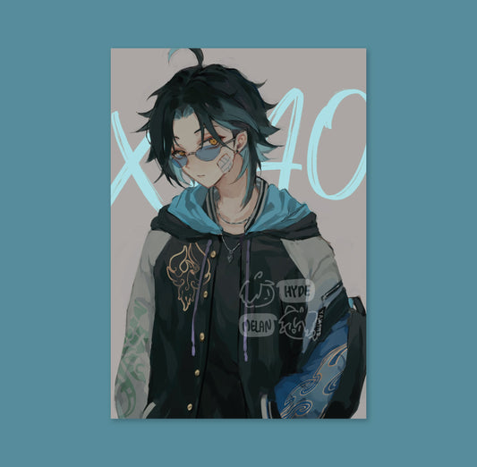 Casual Xiao 4x6 Mini Print