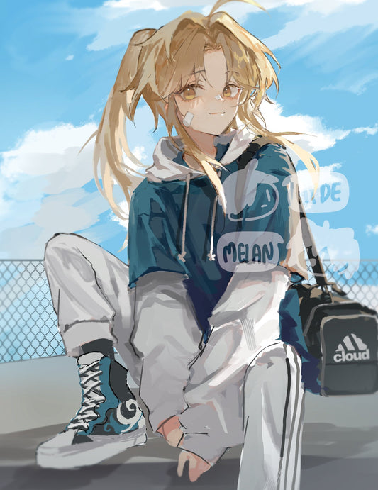Casual Yanqing (Honkai Star Rail) 8.5"x11" Poster Print