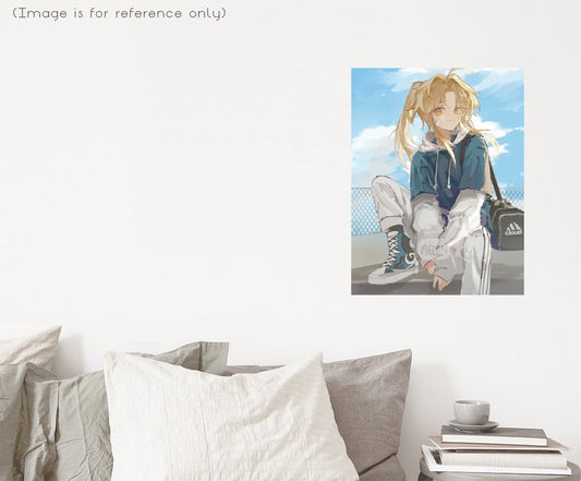 Casual Yanqing (Honkai Star Rail) 8.5"x11" Poster Print