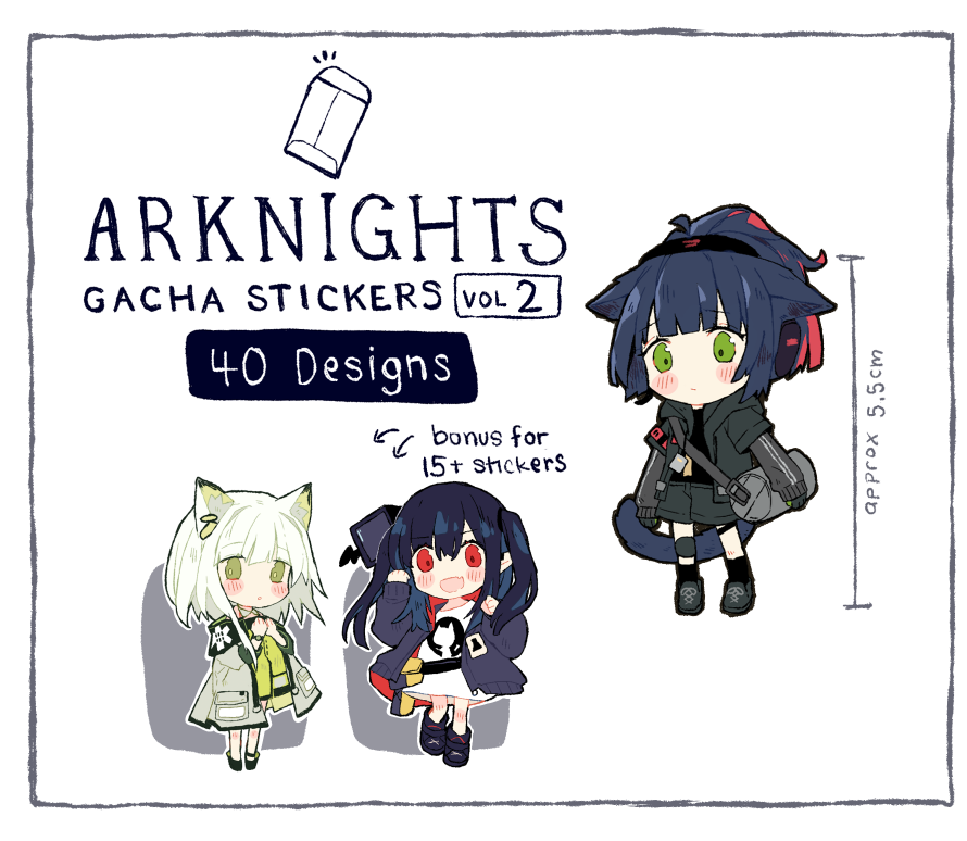 Arknights Gacha Stickers Vol 2 (Random)