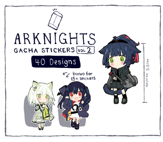 Arknights Gacha Stickers Vol 2 (Random)